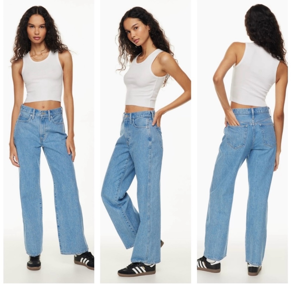 Aritzia Sunday Best Wide Leg Baggy Denim